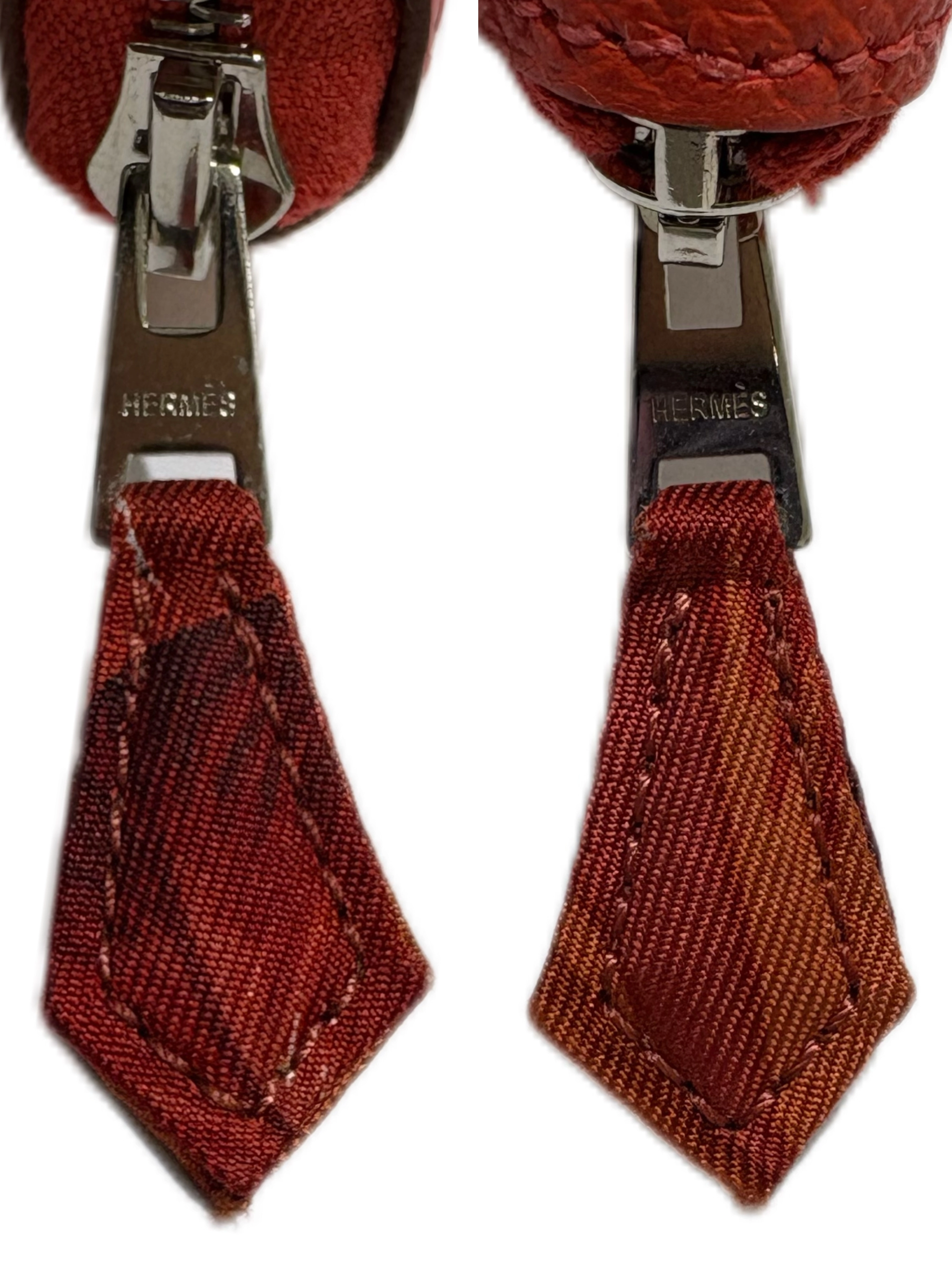 HERMES エルメス アザップシルクイン ロング ローズジャイプール/シルバー金具 ヴォーエプソン/シルク T刻印(2015年頃製造) 2143100517028 【432】