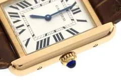 Cartier カルティエ 腕時計 タンクソロ SM W5200024 K18ローズゴールド/ステンレス/アリゲーター ホワイト文字盤 クォーツ【472】SJ