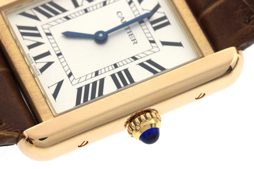 Cartier カルティエ 腕時計 タンクソロ SM W5200024 K18ローズゴールド