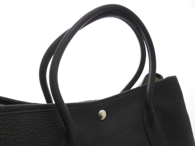 HERMES エルメス トートバッグ ガーデンパーティPM ブラック
