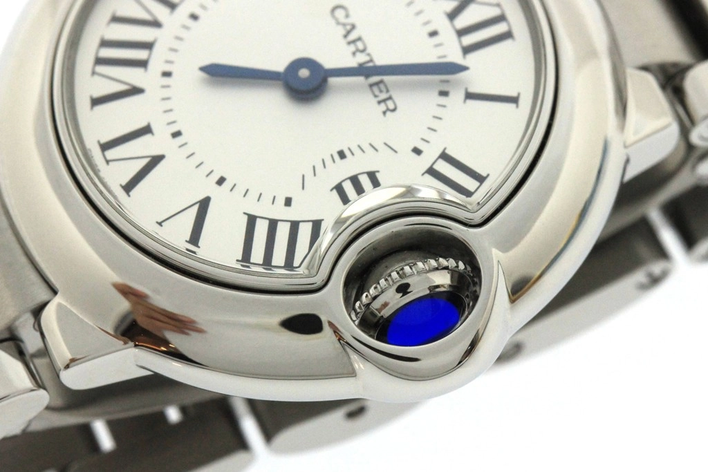 Cartier カルティエ 腕時計 2023年並行品 バロン ブルー ドゥ カルティエ 28mm WSBB0067 スティール シルバー文字盤 クオーツ【472】SJ