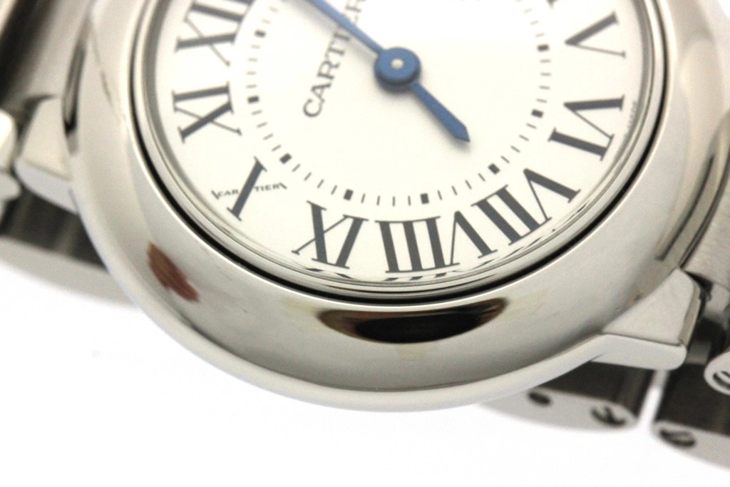 Cartier カルティエ 腕時計 2023年並行品 バロン ブルー ドゥ カルティエ 28mm WSBB0067 スティール シルバー文字盤 クオーツ【472】SJ