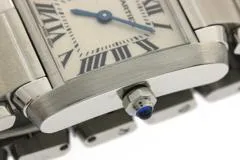 Cartier カルティエ 腕時計 タンクフランセーズSM W51008Q3 ステンレス ホワイト文字盤 クオーツ【472】SJ