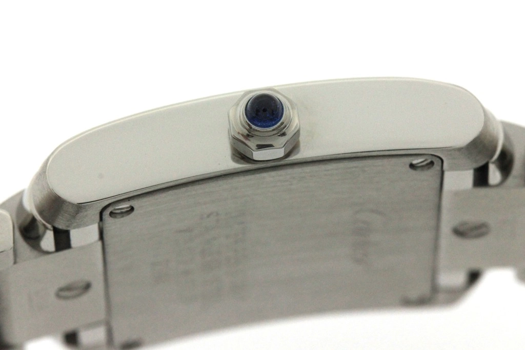 Cartier カルティエ 腕時計 タンクフランセーズSM W51008Q3 ステンレス ホワイト文字盤 クオーツ【472】SJ