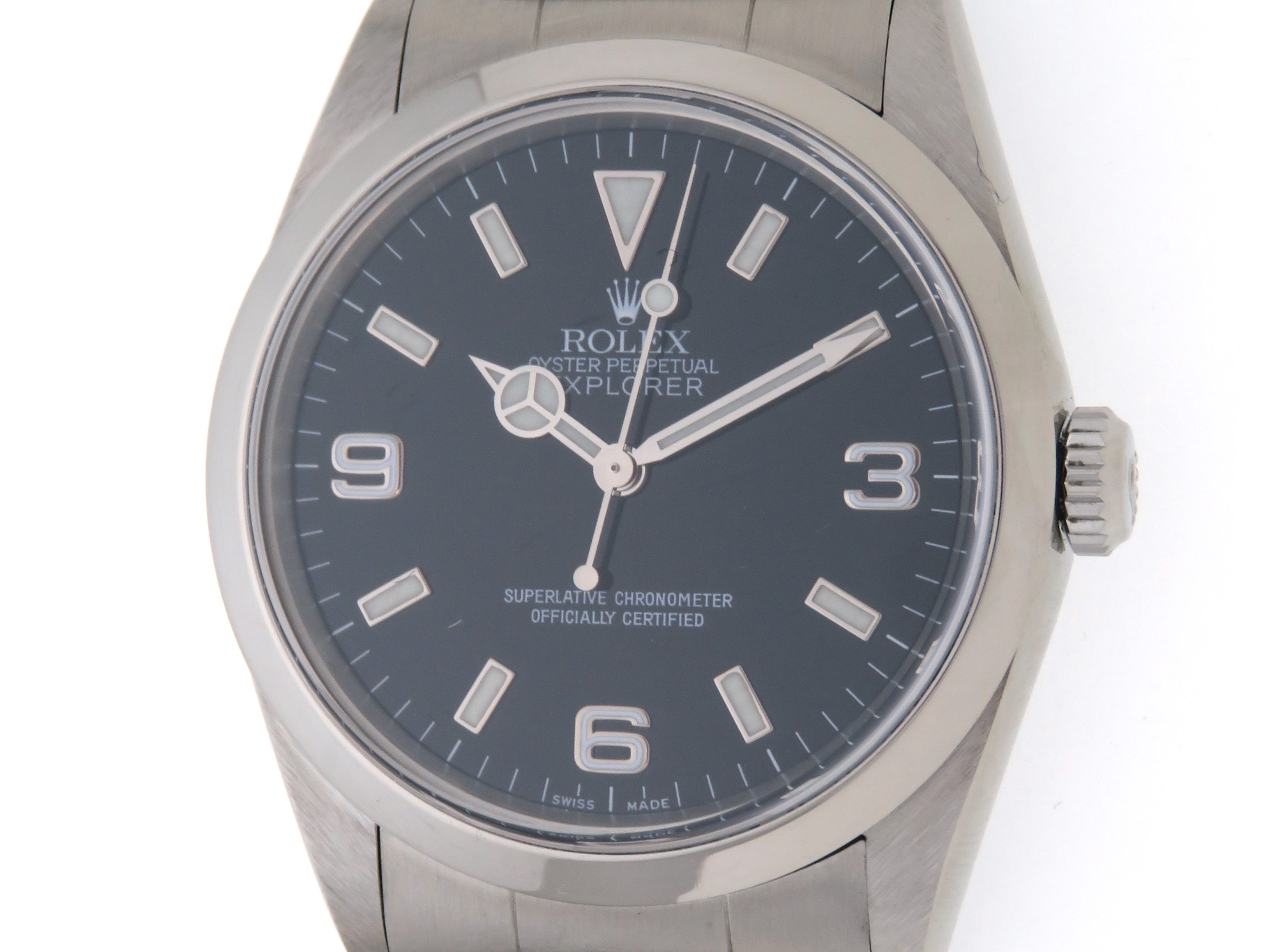 ロレックス エクスプローラー1 A番 14270 ROLEX 腕時計 黒文字盤