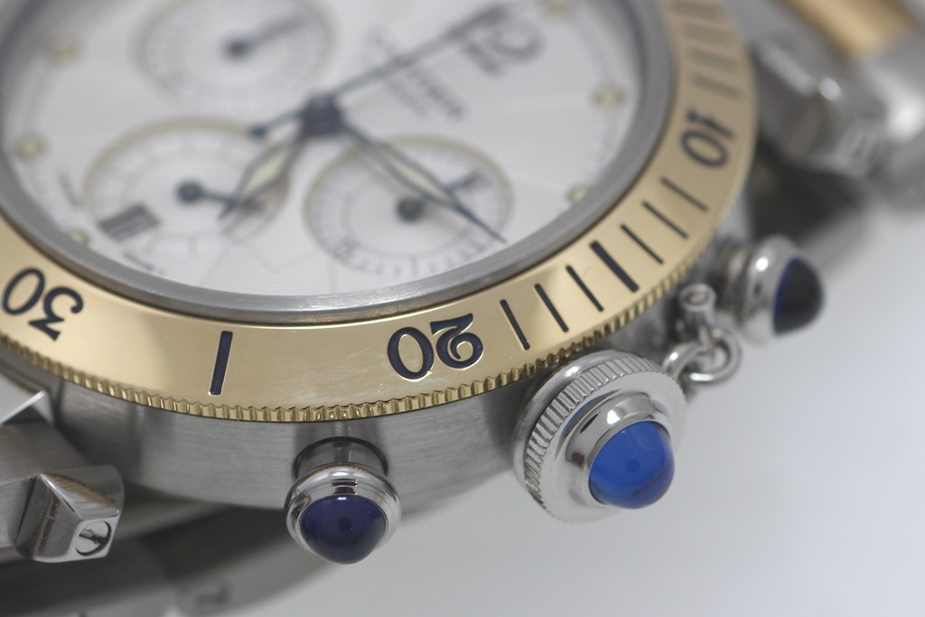 Cartier カルティエ 腕時計 パシャ クロノグラフ W31036T6 K18