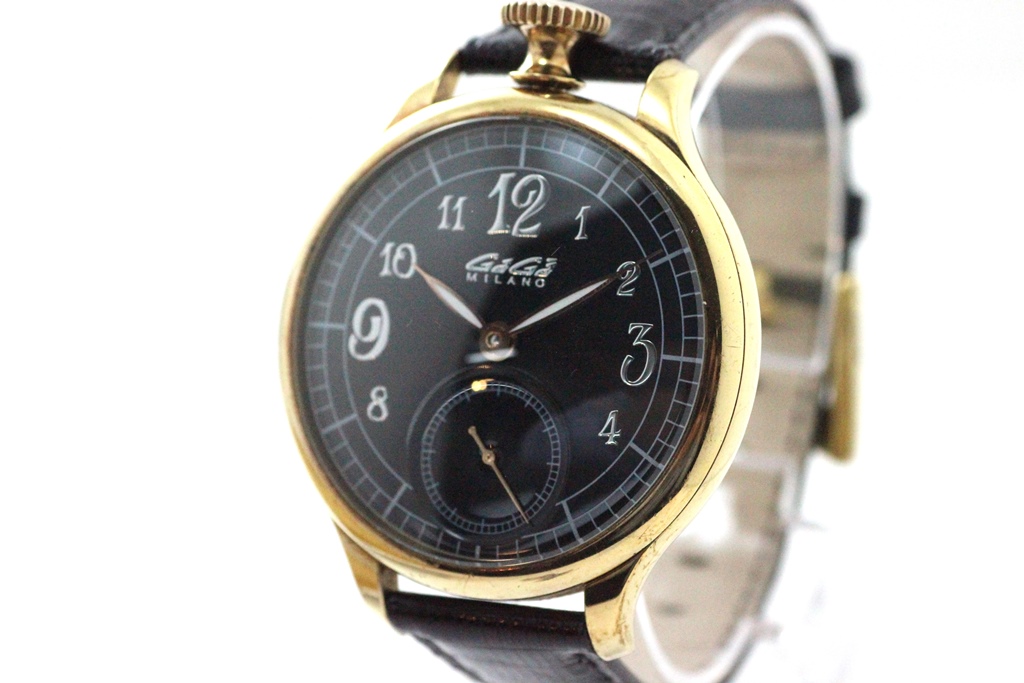 GAGA MILANO ガガミラノ 腕時計 7040 世界限定250本 ゴールド