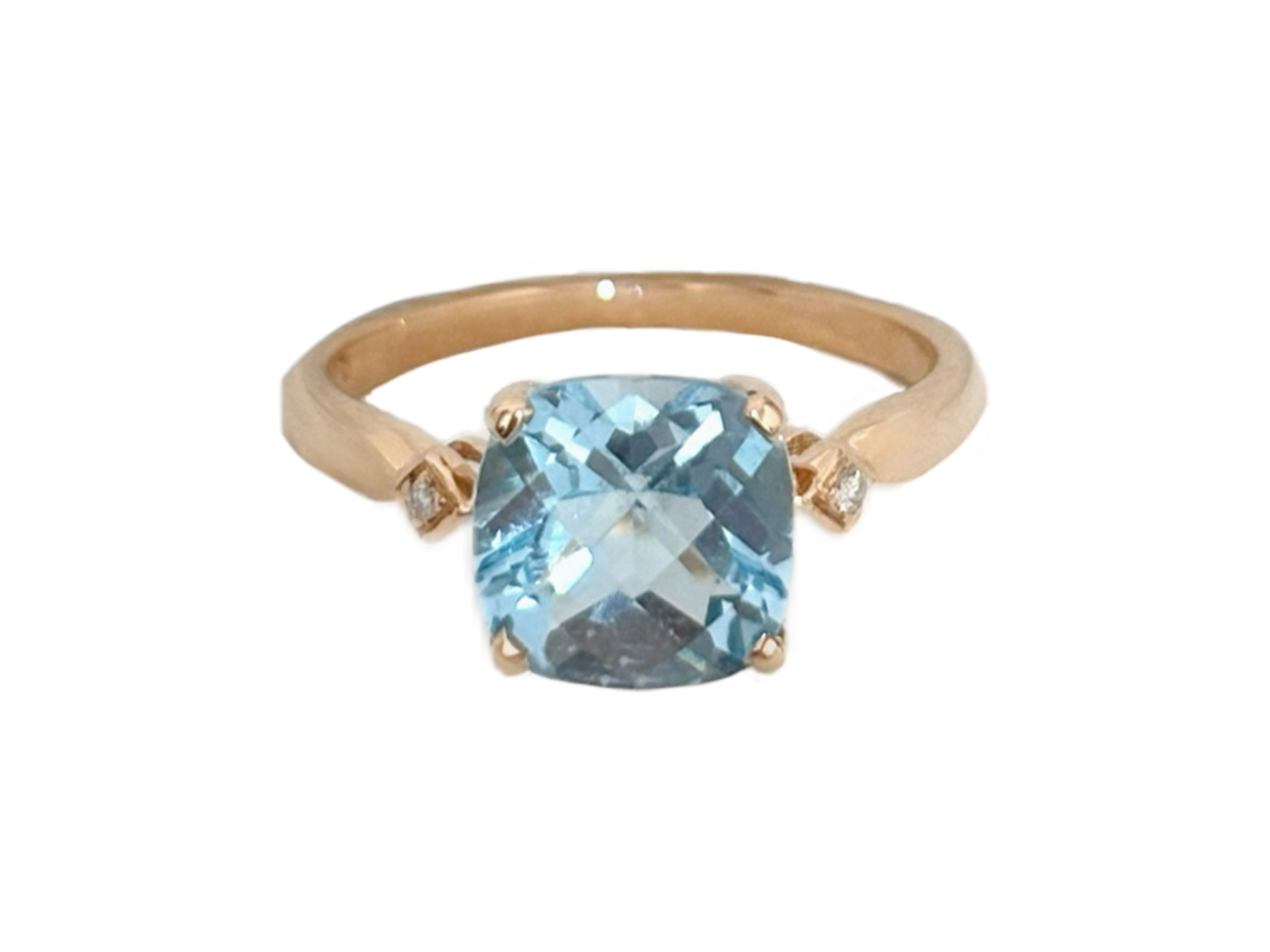 JEWELRY ノンブランドジュエリー リング 指輪 K10PG BT ブルー