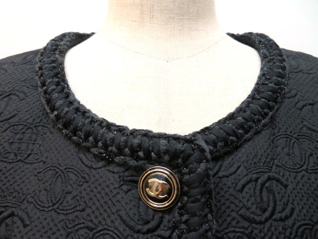 CHANEL シャネル ジャケット レディース 36 ブラック ココマーク