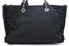 CHANEL シャネル バッグ 2way ラージショッピングトート トートバッグ ブラック キャンバス カーフ A57180  2147200348834 【200】 の購入なら「質」の大黒屋（公式）