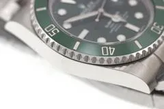 2017年正規品 ROLEX ロレックス 腕時計 サブマリーナ デイト 116610LV ステンレス/セラミック グリーン文字盤 自動巻き【472】SJ