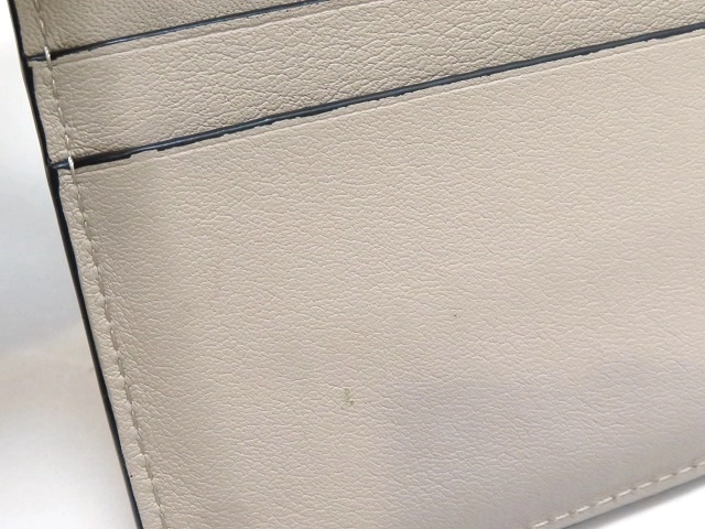 LOEWE ロエベ フラグメントケース ベージュ/ブラウン レザー C500O37X01【430】2120000311406