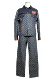 GUCCI グッチ 衣類 セットアップ ジーンズ生地 約Sサイズ グッチシマ コットン 649110/649092