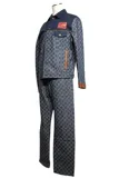 GUCCI グッチ 衣類 セットアップ ジーンズ生地 約Sサイズ グッチシマ コットン 649110/649092