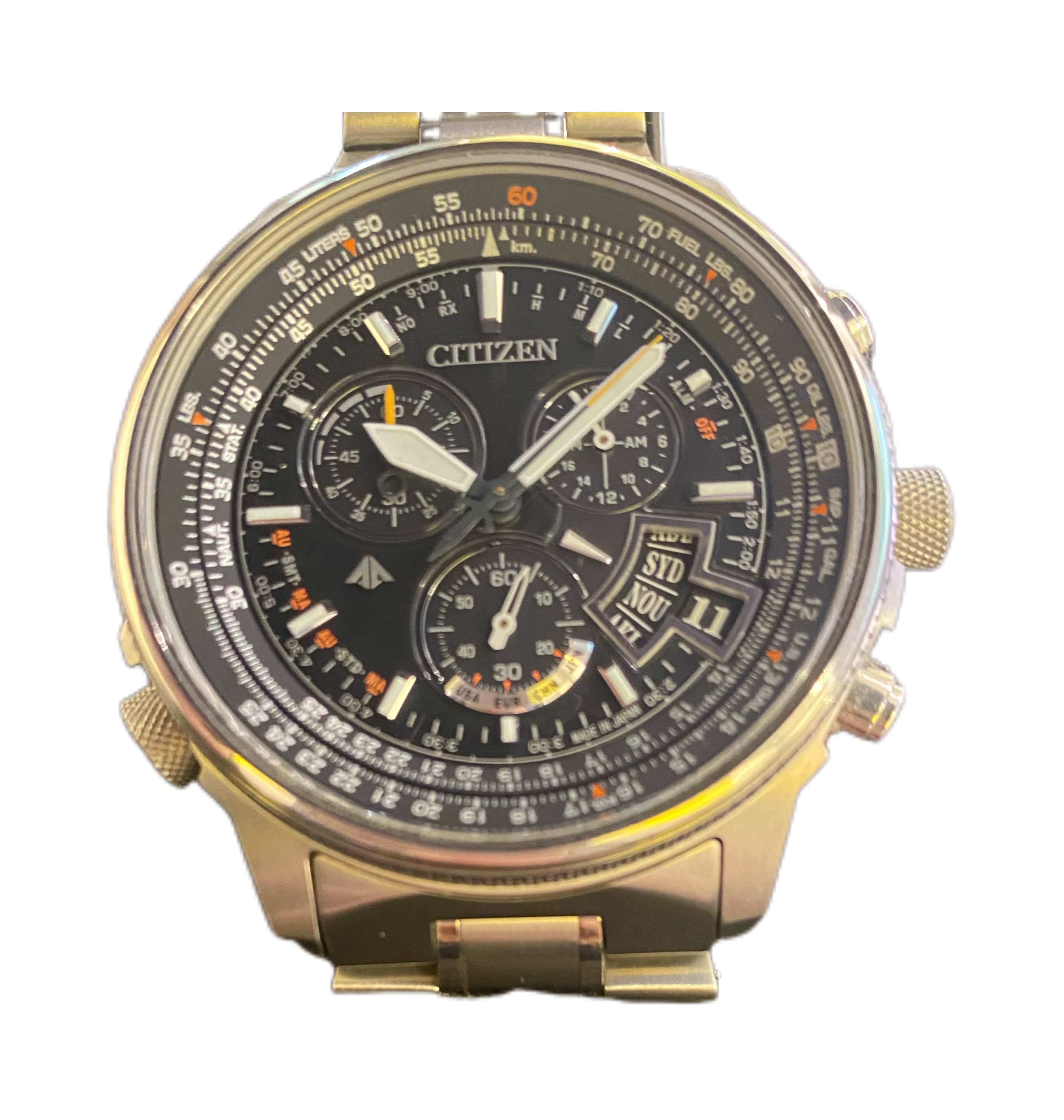 CITIZEN シチズン プロマスター H610-T018670 黒 ブラック文字盤 チタン エコドライブ メンズ【208】2141300397075