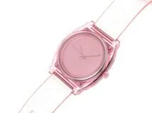 NIXON　ニクソン　タイムテラーP　ステンレス/シリコン　A1193146　クォーツ　ピンク文字盤　レディース腕時計【431】