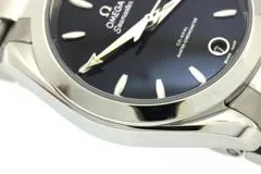 OMEGA オメガ 腕時計 2024年正規品 シーマスター アクアテラ 150M コーアクシャル 220.10.34.20.01.00﻿1 スティー﻿ル ブラック文字盤 自動巻き【472】S