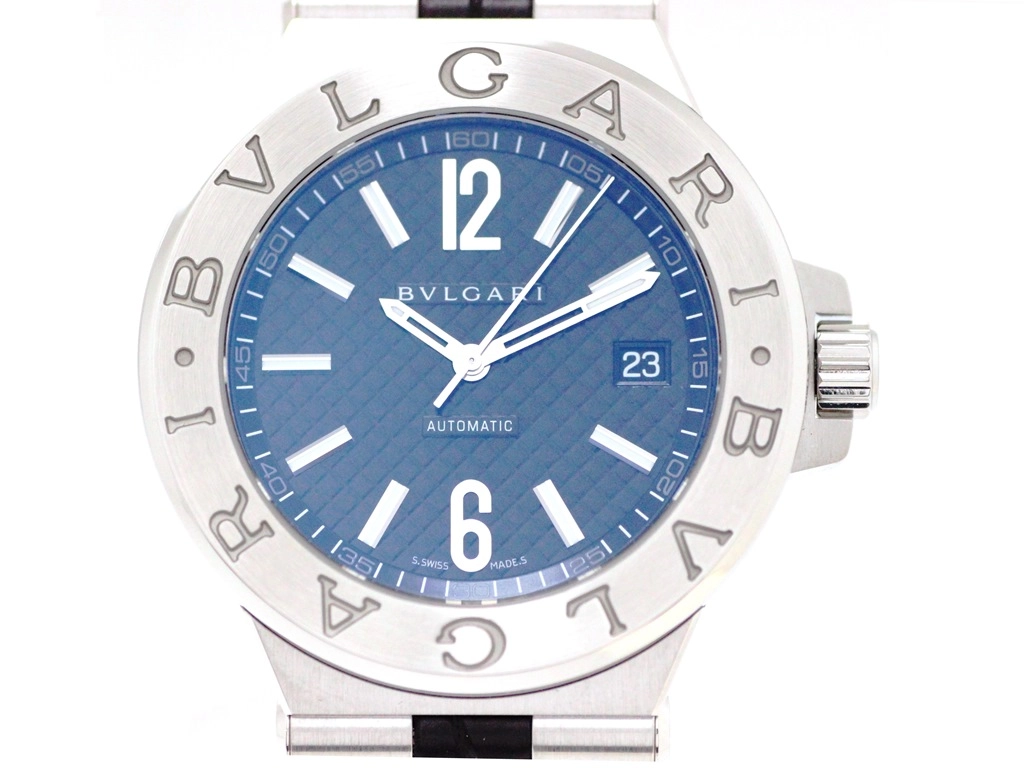 ブルガリ BVLGARI DG40S ブラック メンズ 腕時計