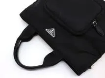 PRADA　プラダ　2wayバッグ ブラック ナイロン　1BG354　2148103810336　【中古】【大黒屋】【200】