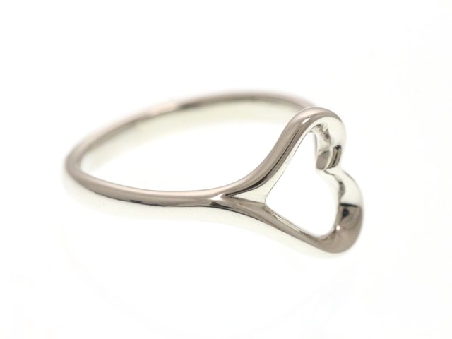 TIFFANY&CO ティファニー 指輪 オープン ハート リング 925