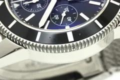 BREITLING ブライトリング 腕時計 2013年正規品 スーパーオーシャン ヘリテージ クロノグラフ A13320/A272B08OCA スティール ブラック文字盤 自動巻き【472】SJ