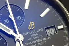 BREITLING ブライトリング 腕時計 2013年正規品 スーパーオーシャン ヘリテージ クロノグラフ A13320/A272B08OCA スティール ブラック文字盤 自動巻き【472】SJ