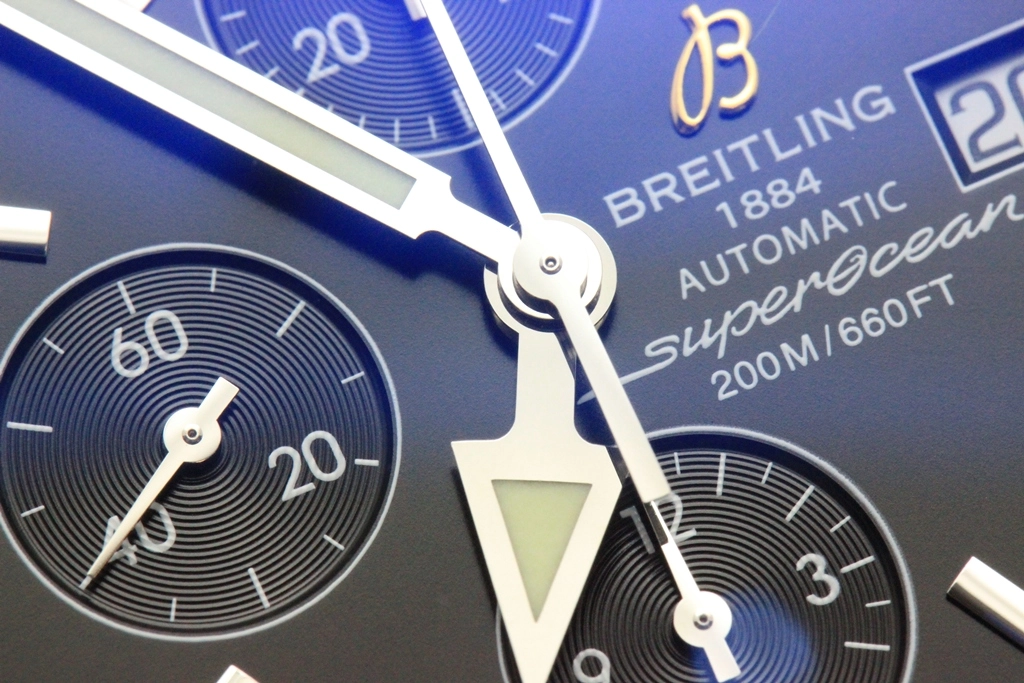 BREITLING ブライトリング 腕時計 2013年正規品 スーパーオーシャン ヘリテージ クロノグラフ A13320/A272B08OCA スティール ブラック文字盤 自動巻き【472】SJ