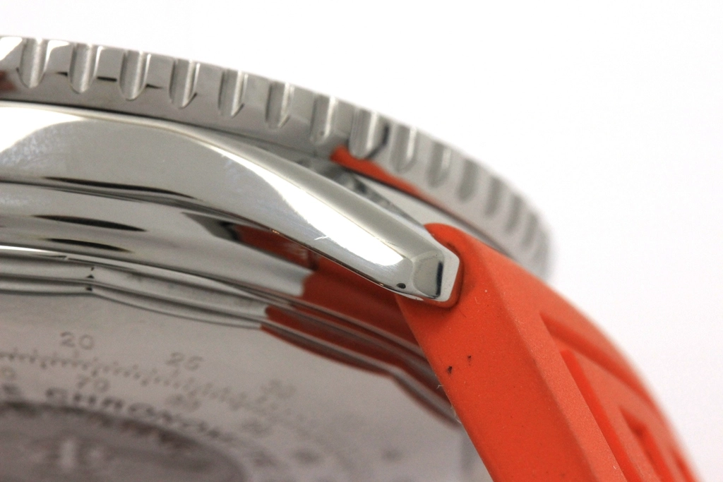 BREITLING ブライトリング 腕時計 2000年並行品 オールドナビタイマー A13322/A142B02LBA スティール/ラバー ブラック文字盤 自動巻き【472】SJ