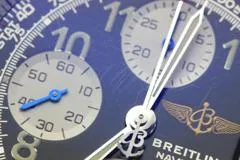 BREITLING ブライトリング 腕時計 2000年並行品 オールドナビタイマー A13322/A142B02LBA スティール/ラバー ブラック文字盤 自動巻き【472】SJ