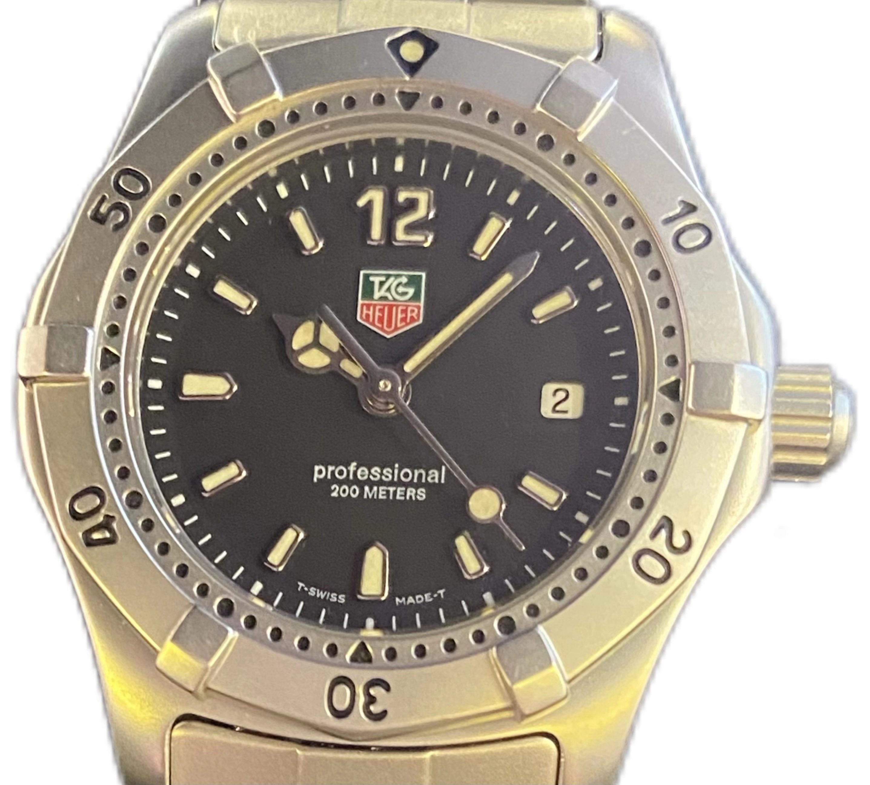 TAG HEUER タグホイヤー 2000シリーズ WK1310 クォーツ SS ブラック文字盤 【208】2120500218755  の購入なら「質」の大黒屋（公式）