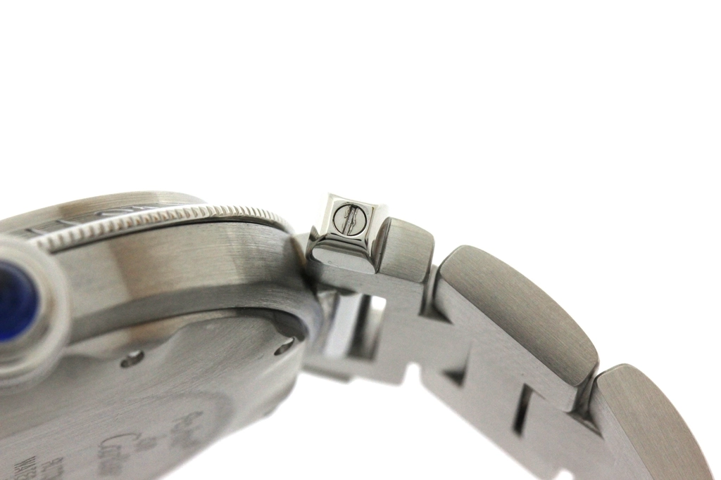 Cartier カルティエ 腕時計 パシャ ドゥ プロンジャー 38mm W31005H3 ステンレススチール ホワイト文字盤 自動巻き【472】SJ