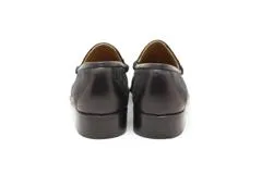 GUCCI グッチ ホースビット GGローファー メンズ39.5（約24.5cm） ブラック キャンバス 110 0009 8