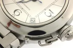 Cartier カルティエ 腕時計 2006年正規品 パシャC W31074M7 ステンレススティール ホワイト文字盤 自動巻き 【472】SJ
