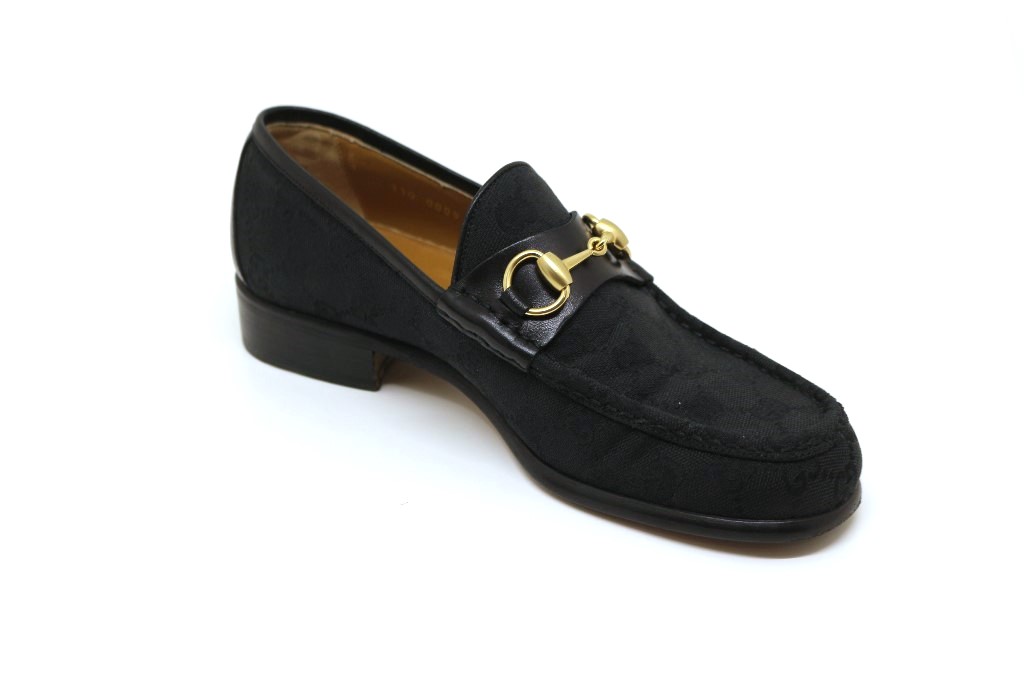 GUCCI グッチ ホースビット GGローファー メンズ39.5（約24.5cm