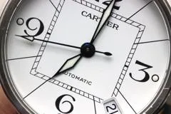 Cartier カルティエ 腕時計 2006年正規品 パシャC W31074M7 ステンレススティール ホワイト文字盤 自動巻き 【472】SJ