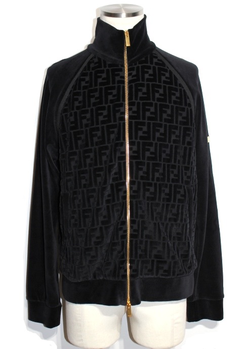 FENDI フェンディ Striped blouson コットン シルク ブルゾン IMG_7168_YTiOSr8.JPG