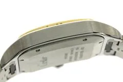 Cartier カルティエ 腕時計 2022年正規品 サントス ドゥ カルティエ ウォッチ LM W2SA0009 K18イエローゴールド/スティール シルバー文字盤 自動巻き【472】SJ