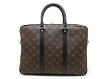 LOUIS VUITTON　ルイ・ヴィトン　ポルトドキュマン　ヴォワヤージュ　モノグラム・マカサー　M52005　2148103843303　【中古】【大黒屋】【200】