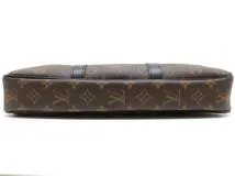 LOUIS VUITTON　ルイ・ヴィトン　ポルトドキュマン　ヴォワヤージュ　モノグラム・マカサー　M52005　2148103843303　【中古】【大黒屋】【200】
