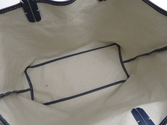 GOYARD ゴヤール トートバッグ サンルイPM ネイビー PVC GOYARD ゴヤール トートバッグ サンルイPM ネイビー PVC