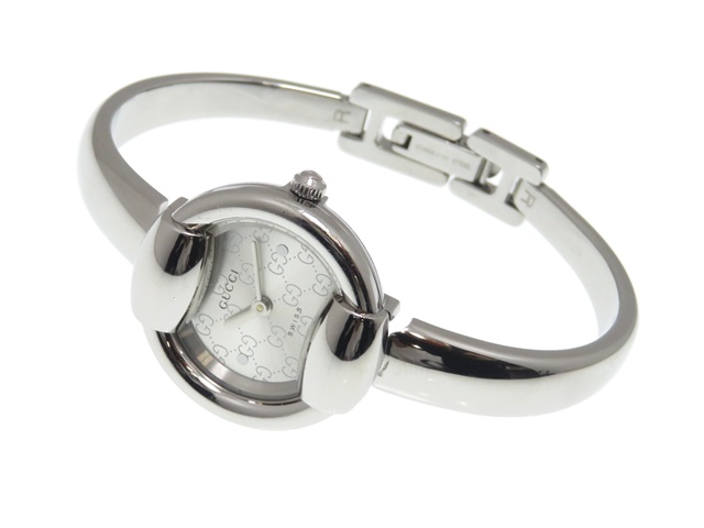 GUCCI グッチ 時計 バングルウォッチ 1400L レディース クオーツ SS