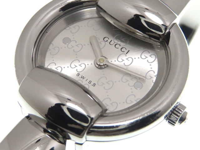 GUCCI グッチ 時計 バングルウォッチ 1400L レディース クオーツ SS