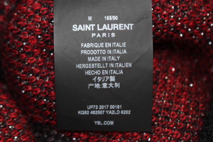 SAINT LAURENT サンローラン トップス ニット レディースM ブラック