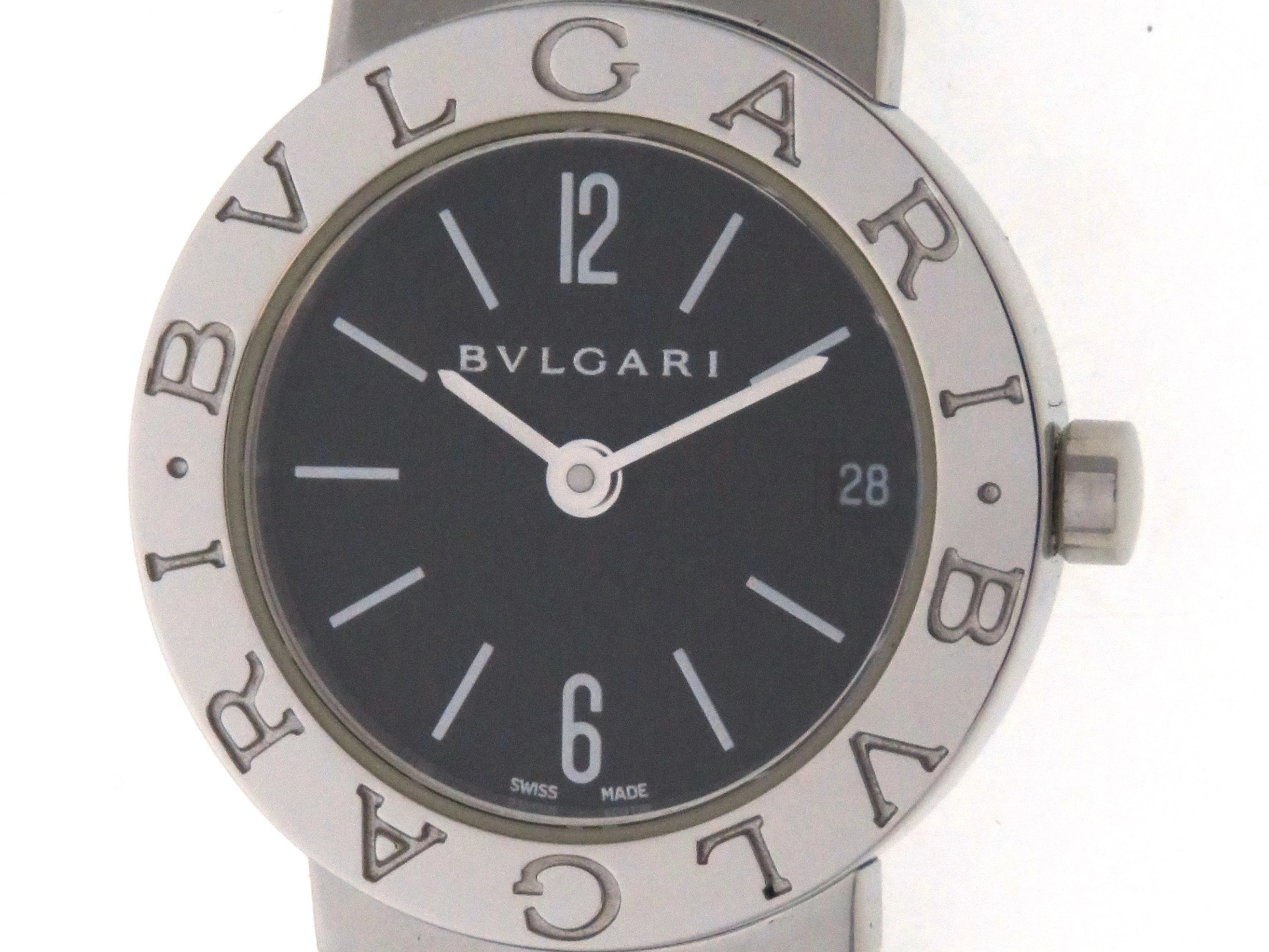 ブルガリ BVLGARI ブルガリブルガリ BB23SS レディース 腕時計 デイト ブラック 文字盤 クォーツ ウォッチ BVLGARIBVLGARI VLP 90186792