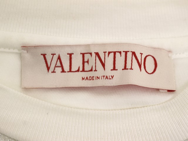 VALENTINO バレンチノ 衣類 レース付きTシャツ レディースXXS
