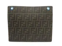 FENDI フェンディ ピーカブー アイシーユー トートバッグ ショルダーバッグ レザー ネイビー【473】