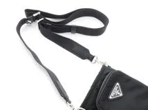 PRADA プラダ Re-Nylon スマートフォンケース ブラック ナイロン