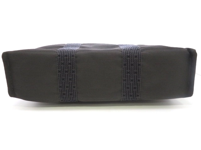 HERMES エルメス エールライントートMM トートバッグ キャンバス グレー【473】