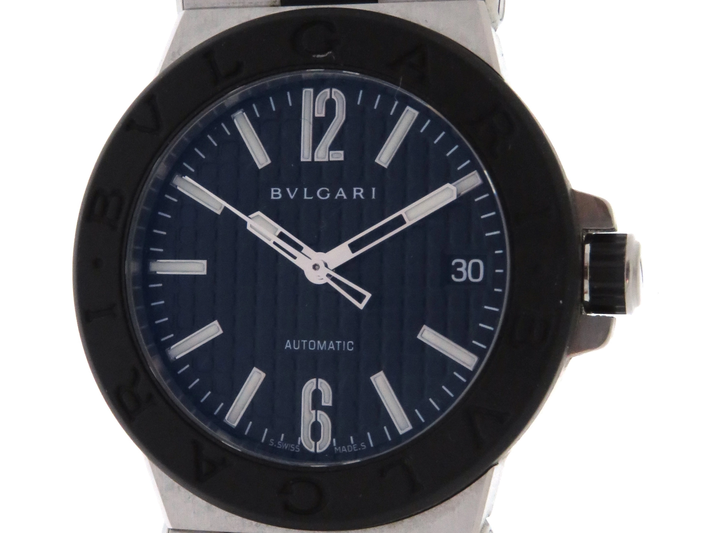 ブルガリ BVLGARI DG35SV ディアゴノ デイト 自動巻き メンズ 箱・保証書付き_764956