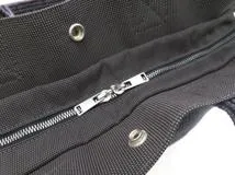 HERMES エルメス エールライントートMM トートバッグ キャンバス グレー【473】